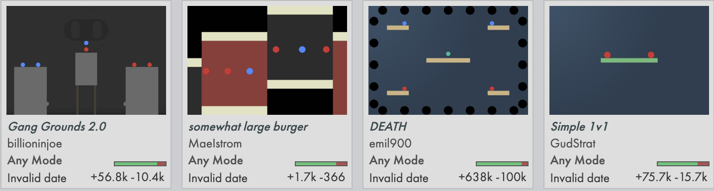 A few competitive Classic maps